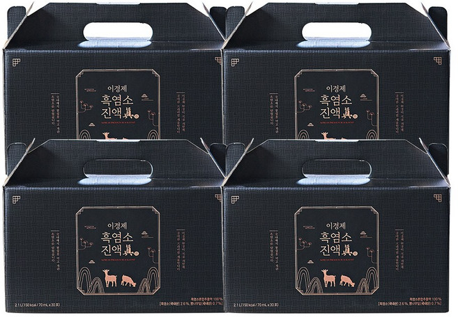 이경제 흑염소진액 진, 2.1L, 4개