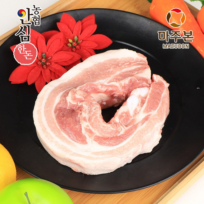 농협안심한돈 냉장 삼겹살 수육보쌈용 500g, 1개