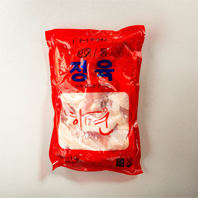 HF 국내산 냉동 닭다리살 (사이정육), 1kg, 3개
