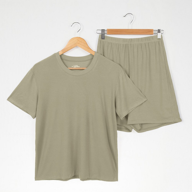 엘라운지 남성 아이스 스판 홈웨어 파자마 세트