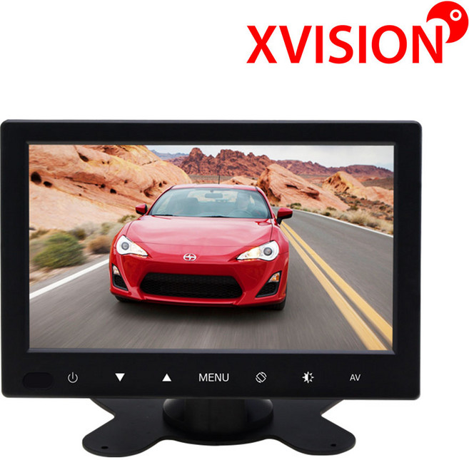 엑스비전 7인치모니터 차량용모니터 후방카메라모니터 햇빛가리개 AHD모니터 주차선지원 701X, 701X거치형(800X480)모니터, 1