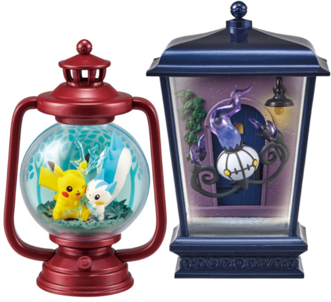 포켓몬스터 피규어 랜턴 디오라마 피카츄 파치리스 샹델라, 1개
