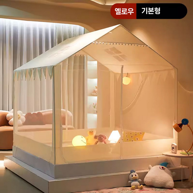 온더홈 실내 난방텐트 사각 방한 침대 보온