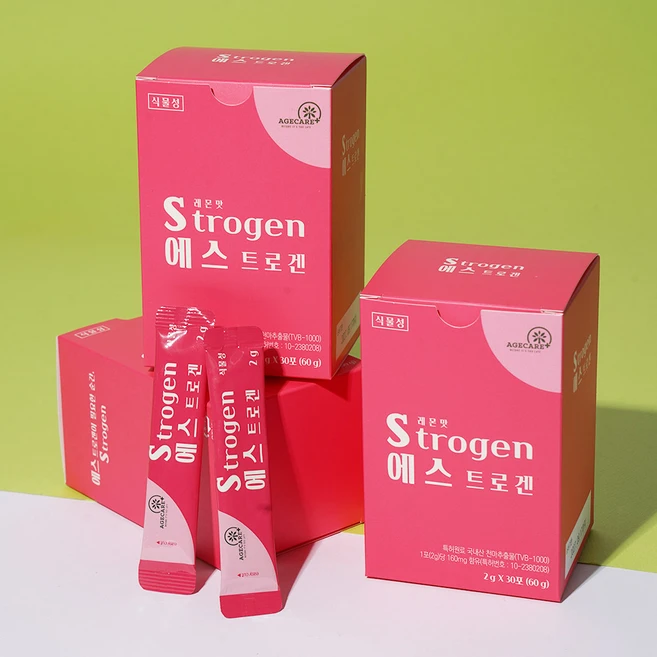 식물성 여성호르몬 영양제 에스트로겐 천마추출물 Strogen 1개월, 30개, 2g - 쿠팡