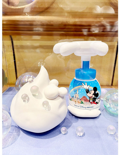 도쿄디즈니랜드 2022 미키모양 핸드워시 거품 손세정제 핸드소프 250ml, 1개