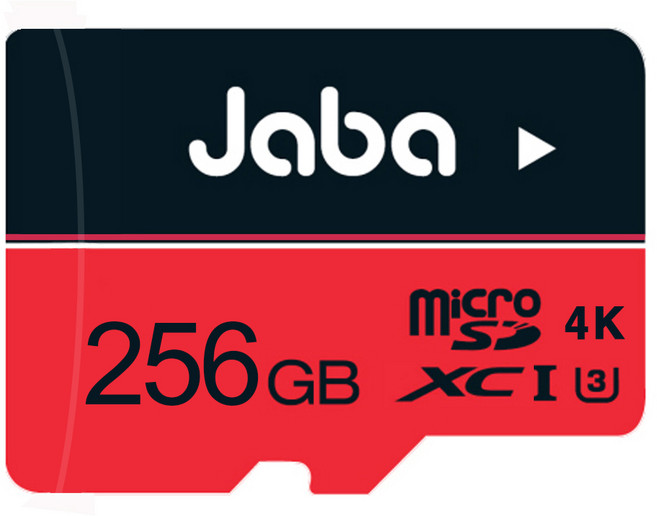 JABA MicroSDXC 마이크로 SD카드 256gb U3 4K 메모리카드 256기가