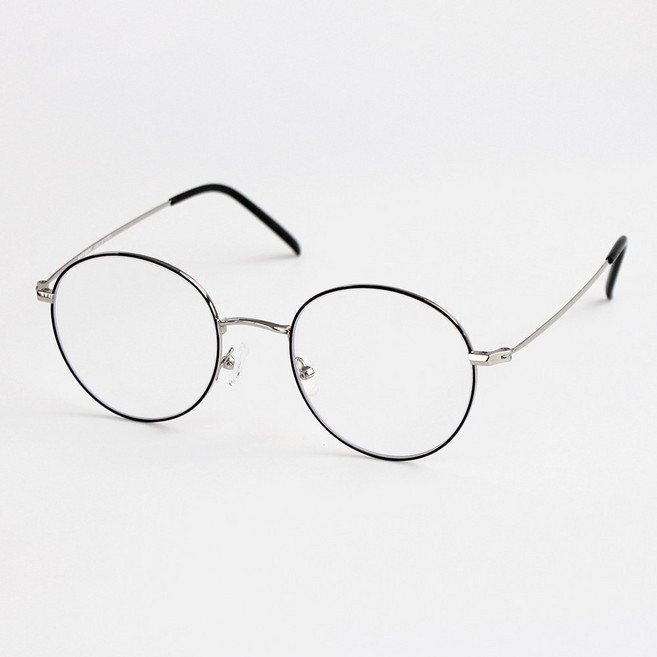 [국산] 안 쓴듯한 가벼운 9g 초경량 동그란 데일리 메탈 안경