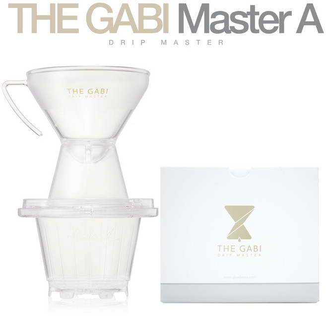 더가비 마스터A 핸드드립 커피드리퍼 웨이브필터155 100매 드립세트, 1개