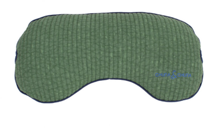 에코숲라이프 천연 편백나무베개 힐링라이프 반달베개, 그린, 1개