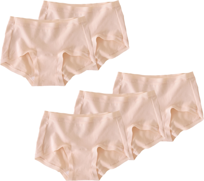 엘빈리빙 롱 스테이플 60수 면스판 팬티 5종 세트