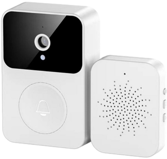 CEYYR 可視門鈴攝影機 WiFi 夜視遠端監控 家用獨居老人安全防盜電子貓眼, 1個