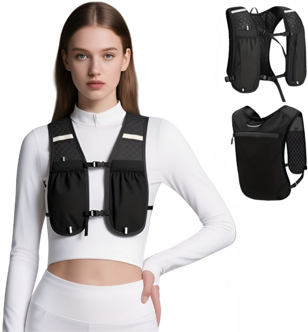 M LIFE 프로 초경량 러닝 조끼 자전거 등산가방 마라톤 백팩, 1개