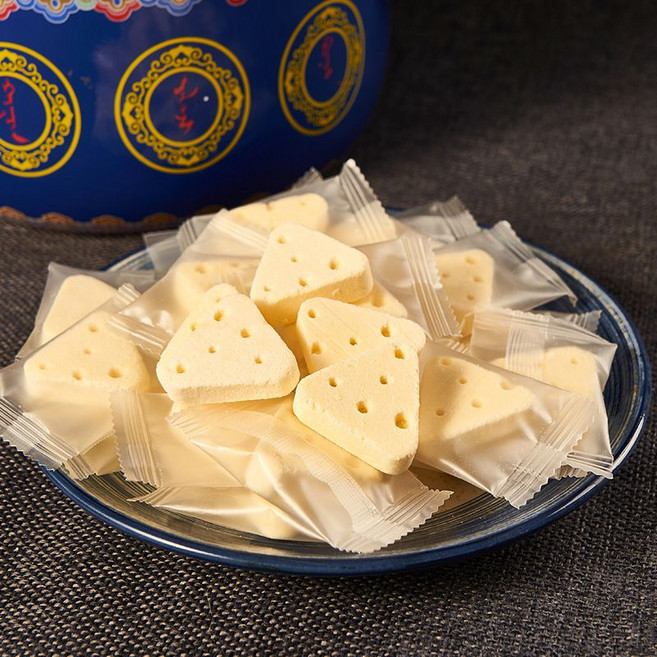 내몽고 삼각 치즈 큐브치즈 와인안주 간식 6가지맛 중국특산품, 1개, 250g
