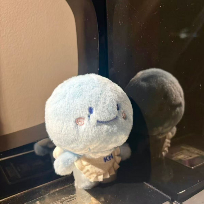 Super Junior 藍團子 毛絨吊飾, 1個, 曺圭賢KM高10cm左右【帶圍裙】