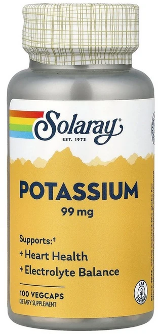솔라레이 Solaray 칼륨 99mg 베지 캡슐 100정122256원산지:기타, 200 개, 1, 100정 - 쿠팡