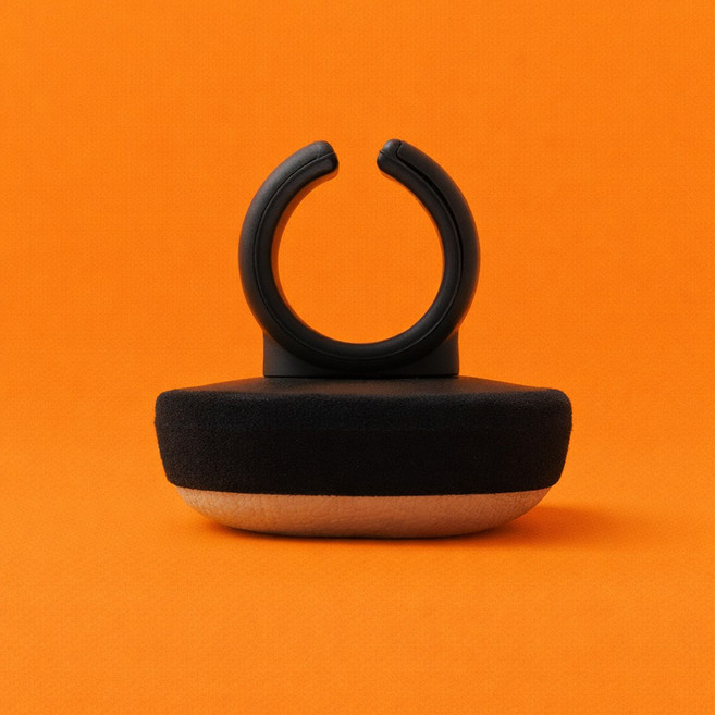 헤르만 이태리 가죽 스핀온 파워 핸들 스티어링 휠 스피너 노브 - 스윙 보조 핸들링 핸들봉 파워봉, 코코아 브라운