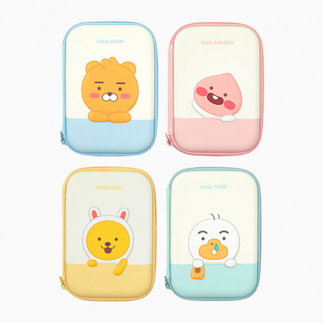 카카오리틀프렌즈 EVA 파우치 S (패키지 파손)