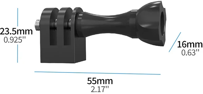 미니 삼각대 어댑터 14인치 나사 셀카봉 홀더 마운트 M5 고정 (고프로 13 DJI 오스모 360 액션5프로 울트라, 01 Adapter, 01 유니버설