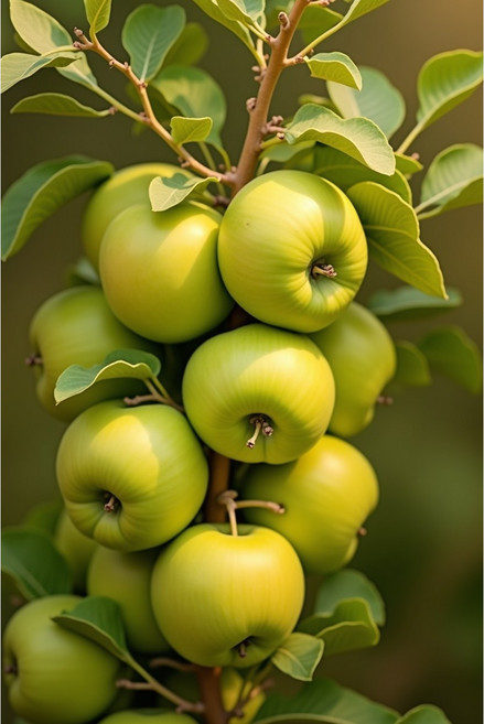 유화그리기 세트 주렁주렁 열린 행복 길조 청사과 풀패키지 DIY, 30x40cm나무캔버스+물감+붓세트, 1개