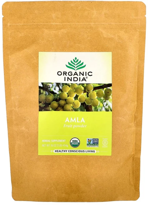 Organic India 암라 과일 추출 2500mg 파우더 Amla Fruit Powder, 454g, 1개 - 쿠팡
