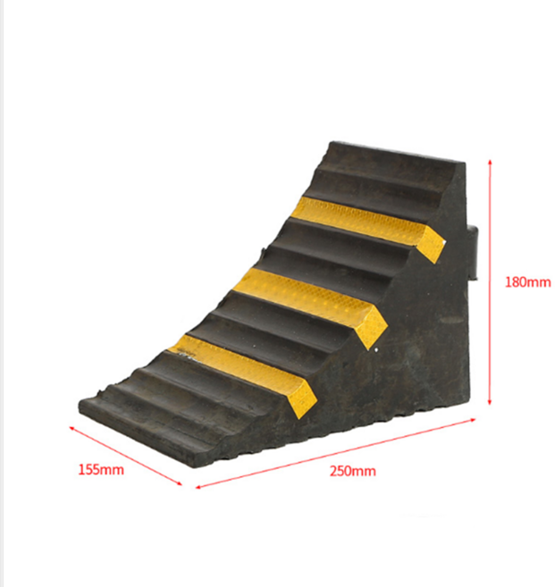250x155x180 차량 고임목 경사진도로 주차 정차 바퀴받침대, 1개