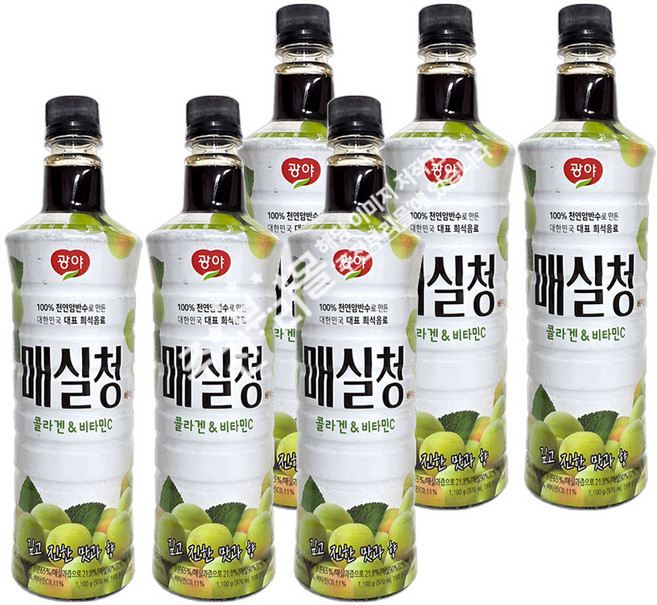 건강스토리 매실청, 970ml, 6개