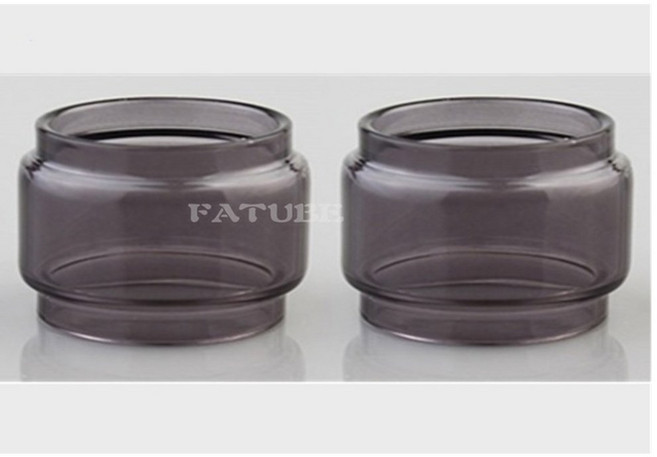 GEEKVAPE ZEUS X 메쉬/Zeus 듀얼 RTA 4ml/ZEUS 4 5ml/Zeus Sub Ohm 탱크 3 5ml 용 2pcs YUHETEC 컬러 버블 유리 튜브, ZEUS X mesh, 2pcs black