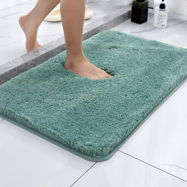 애플민트 빨아쓰는 호텔 주방 욕실 먼지없는 부드러운 발매트, 8.사파이어그린