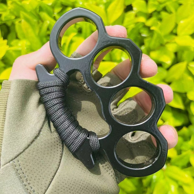 너클 주먹 호신용 청동색 청색 호신용품 방어 호랑이 이빨 긴급 손가락, B. 두 복장 한 쌍, B. 업데이트 된 모델 실버 스, C. 업그레이드 블랙 엑스트라 하드 두꺼운