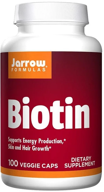 Jarrow Formulas 자로우 포뮬러스 비오틴 Biotin 5000 mcg 100 캡슐, 1개, 100정 - 쿠팡
