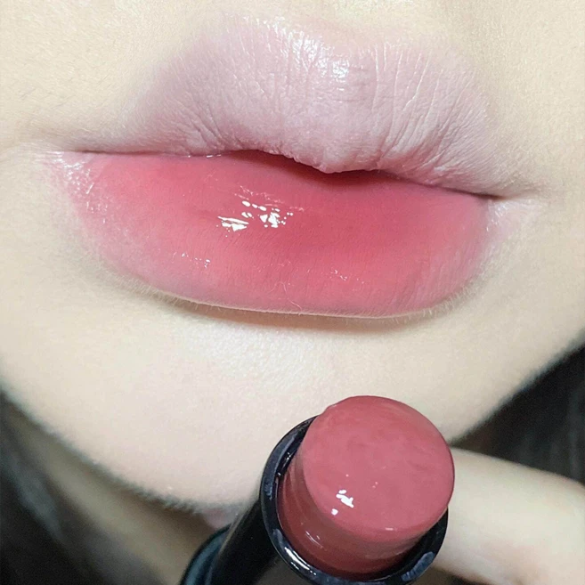 글로우 립스틱 안지워지는 틴트 립글로스 촉촉한 립스틱 플럼핑 립 글로이 밤 베어 글로우 립밤 묻지않고 지워지지않는 립스틱 컬러 립밤, 1개, 3.5g, 03# - 쿠팡