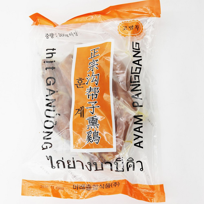 훈계 500g이상 훈제닭 안주 장가푸드 중국식품 과자 간식 마라탕 마라샹궈, 500g, 1개