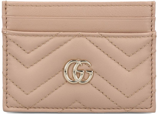 구찌 GG Marmont chevron card holder