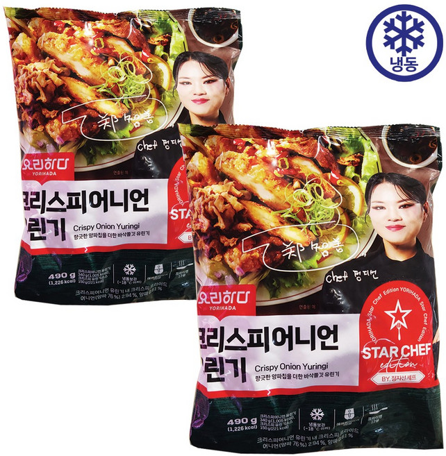 요리하다 정지선 크리스피어니언 유린기, 2개, 490g