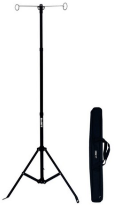 밴프 4단 양방향 스탠드 랜턴걸이 CE132, BLACK (검정), 1개