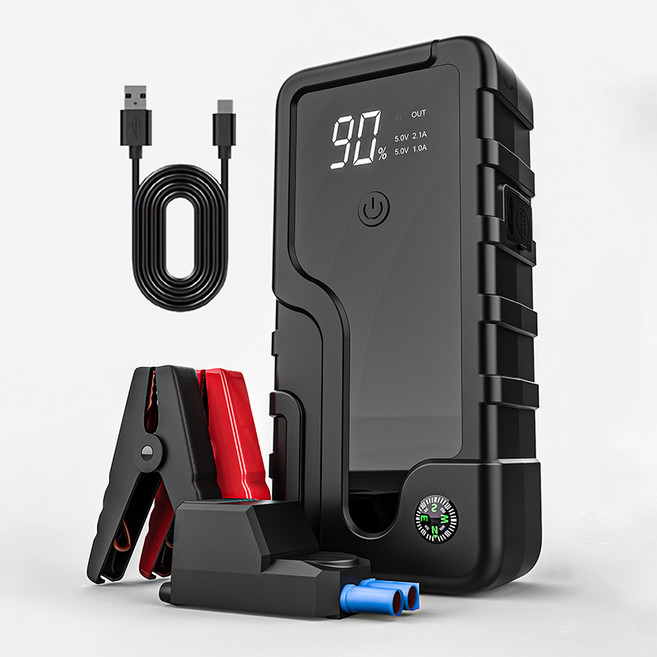 콜콜러브 긴급시동 보조배터리 대용량 점프스타터 비상 시동 전원, 1개, 3개입