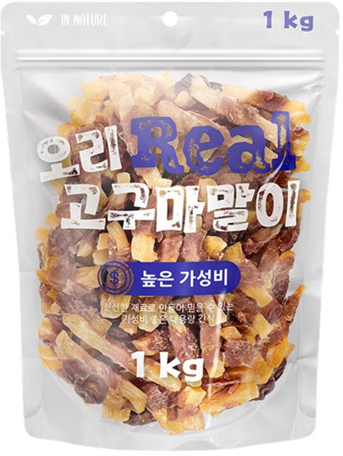 인네이처 리얼 국내산 강아지 간식, 1개