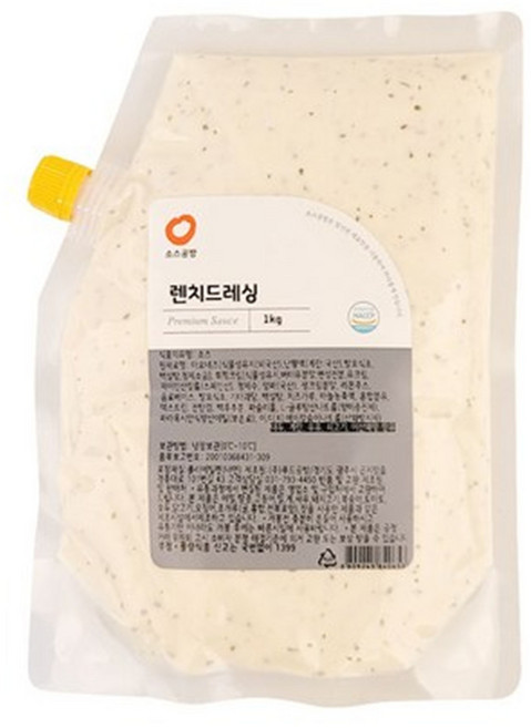 공방 냉장 렌치 드레싱 1kg, 1개