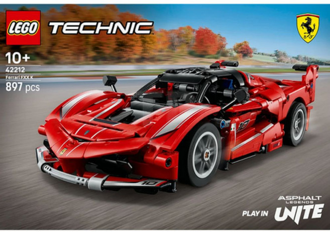 레고 테크닉 페라리 Ferrari FXX K 42212 정품 자동차 장난감, 혼합색상 x 1개, 1개