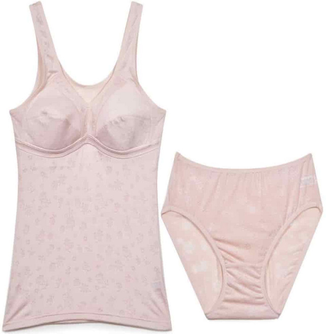 기타 쾌적한 착용감 인견 소재 감각적인 풀컵 노와이어 부직포 브라런닝 팬티 세트