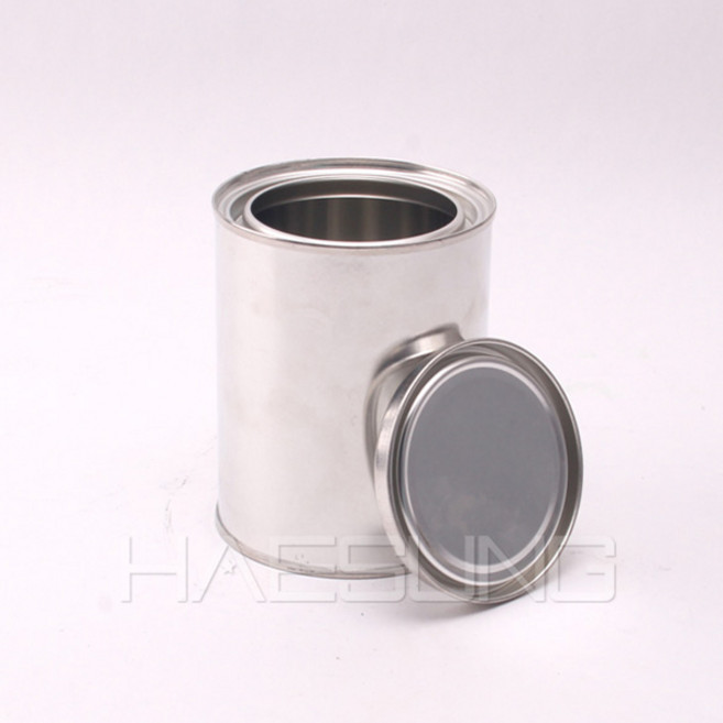 페인트통 빈깡통0.5L 공캔 원형캔 다용도캔, 깡통(뚜껑)0.5L