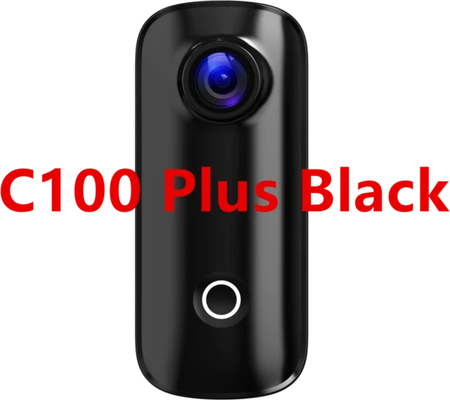 SJCAM C100 플러스 액션 카메라 4K 30M 방수 2.4G WiFi 스포츠 EIS 자전거 헬멧 오토바이용, 04 only Standard, 04 C100 Plus Black