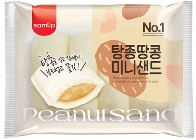 삼립미니땅콩샌드 10봉, 80g, 10개