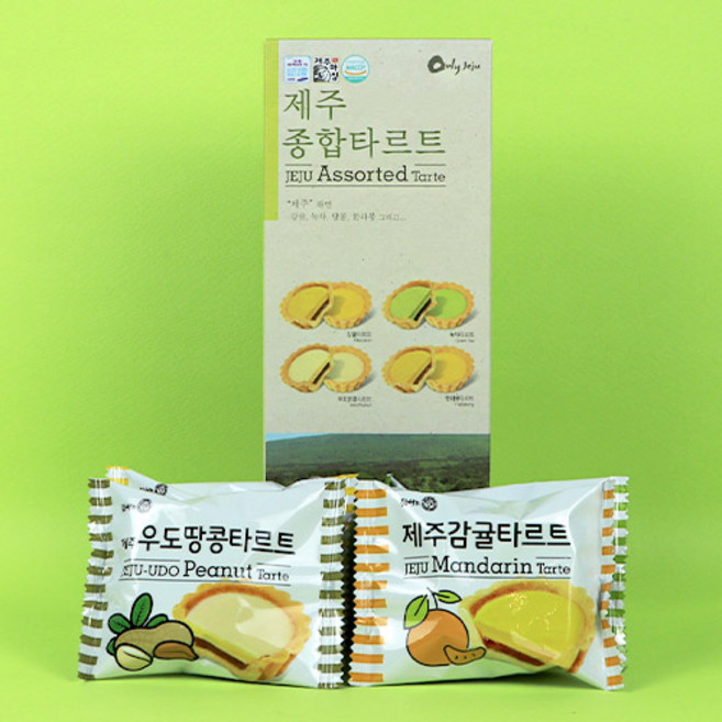 온리제주 제주 종합 타르트, 1개, 84g