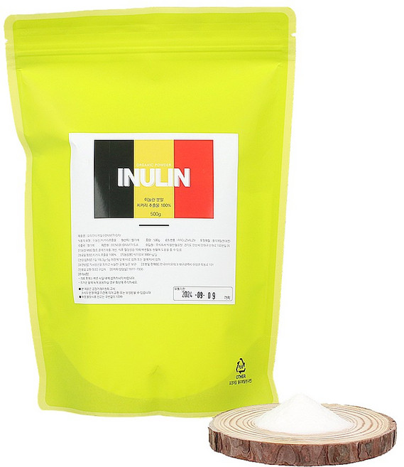 치커리 뿌리 추출물 100% 이눌린 분말 식이섬유 500g, 2개, 2팩