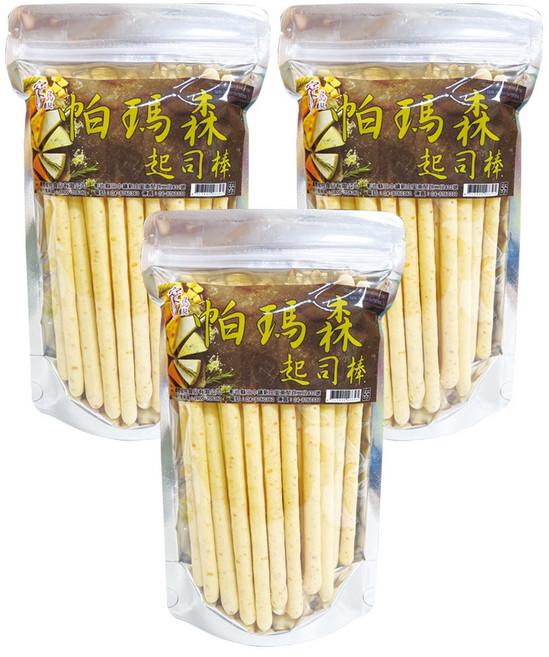 寶島蜜見 帕瑪森起司棒, 90g, 3個