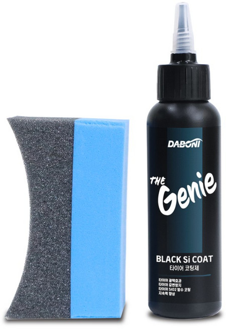 다보니 더지니 블랙 시코트 타이어 유성 광택 코팅제 SIO2, 100ml, 1개