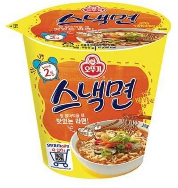 오뚜기 스낵면 컵 4개 1세트, 6개