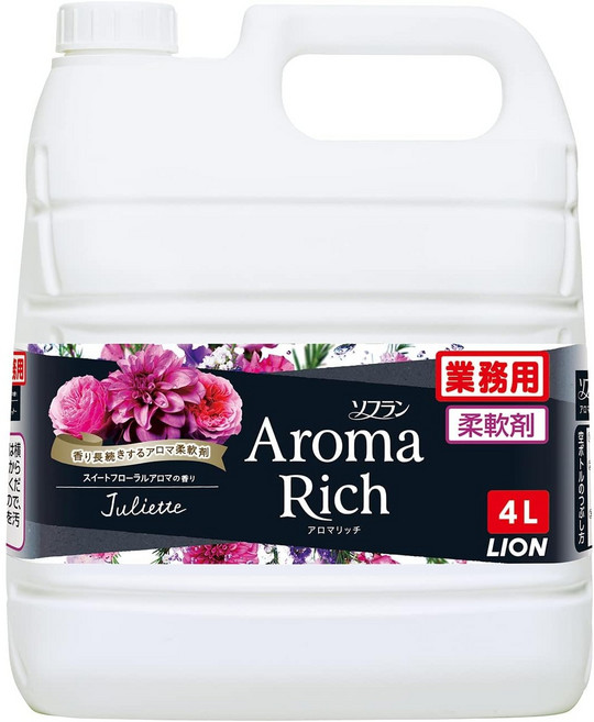 소프란 소후란 아로마 리치 줄리엣 일본 섬유유연제 대용량 4L 직구, 1개