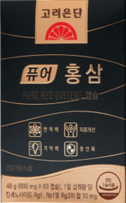 고려은단 퓨어 홍삼, 60정, 1개